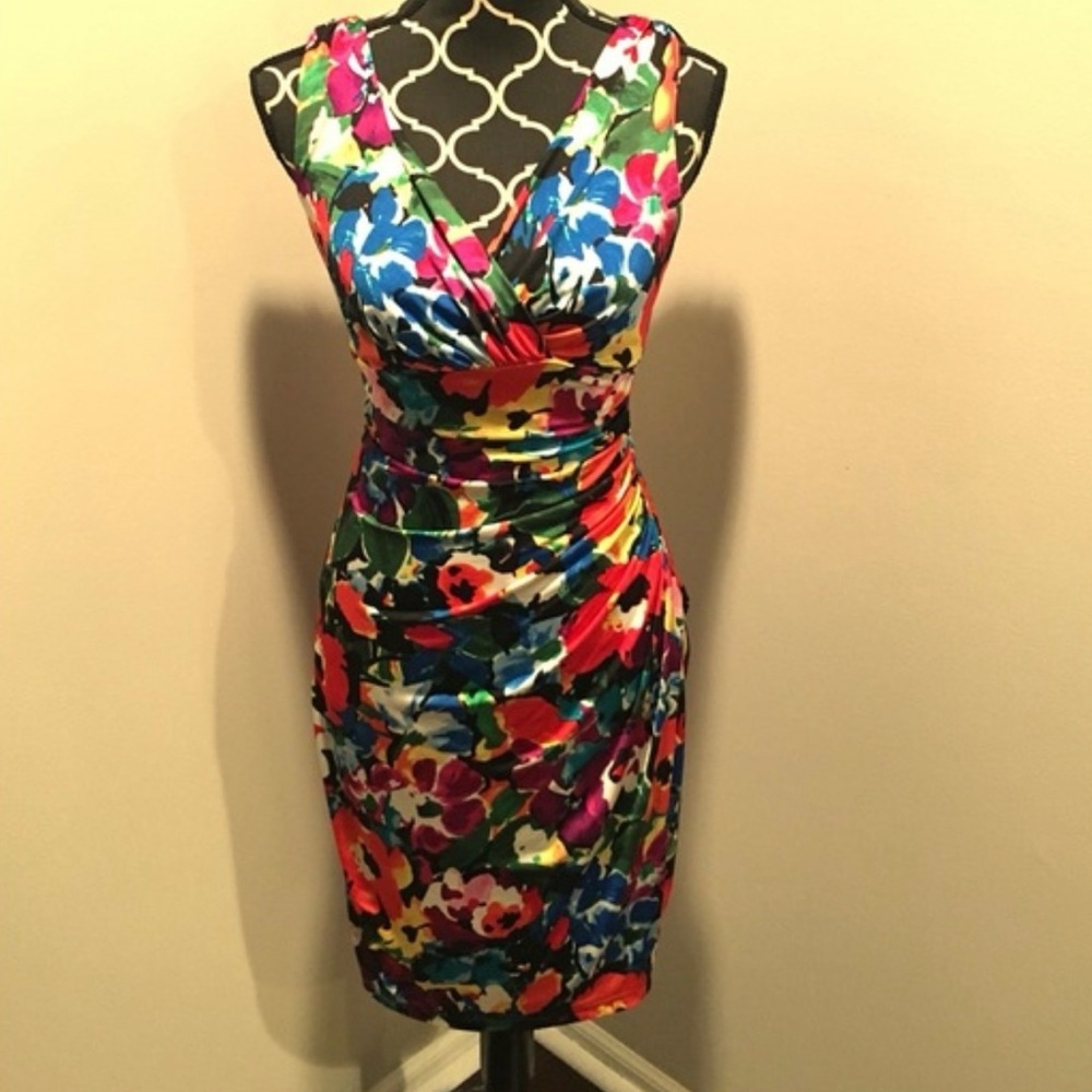 Like new Ralph Lauren Floral Multicolor Women's Dress